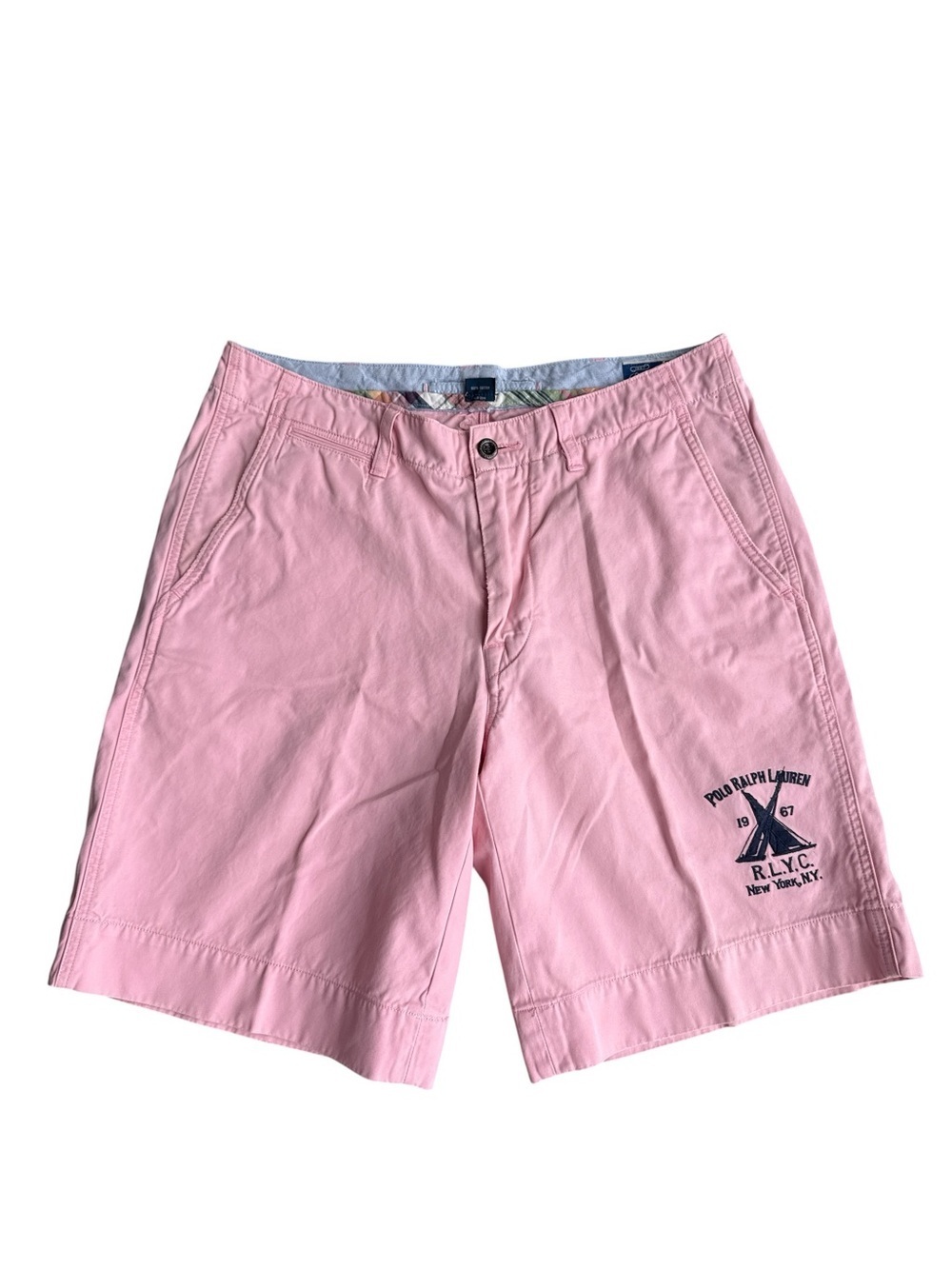 Ralph Lauren Pink Yacht Club Shorts Size 32
